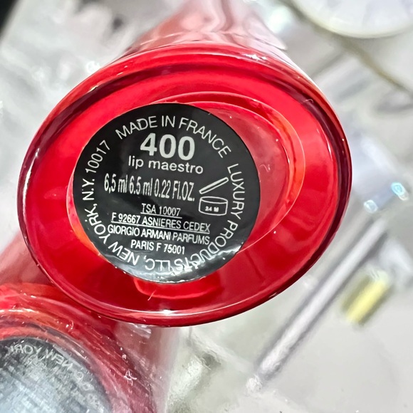 🆕 GIORGIO ARMANI Lip Maestro 400 - Picture 6 of 6